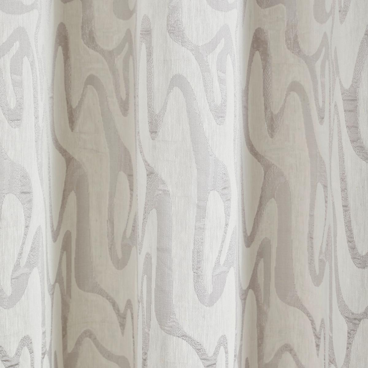 ZASŁONA NA PRZELOTKACH ONDA - kolor srebrny, Lifestyle, tkanina (140/245cm) - Dieter Knoll