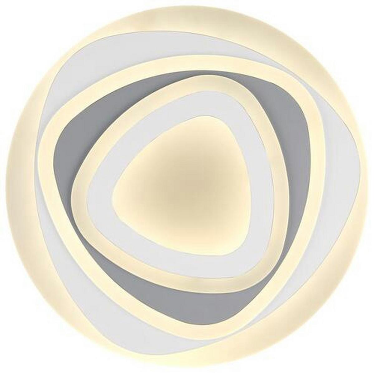 Led Mennyezeti Lámpa 48012-46 Sabatino - antracit/fehér, Design, műanyag/fém (50/6cm) - Globo