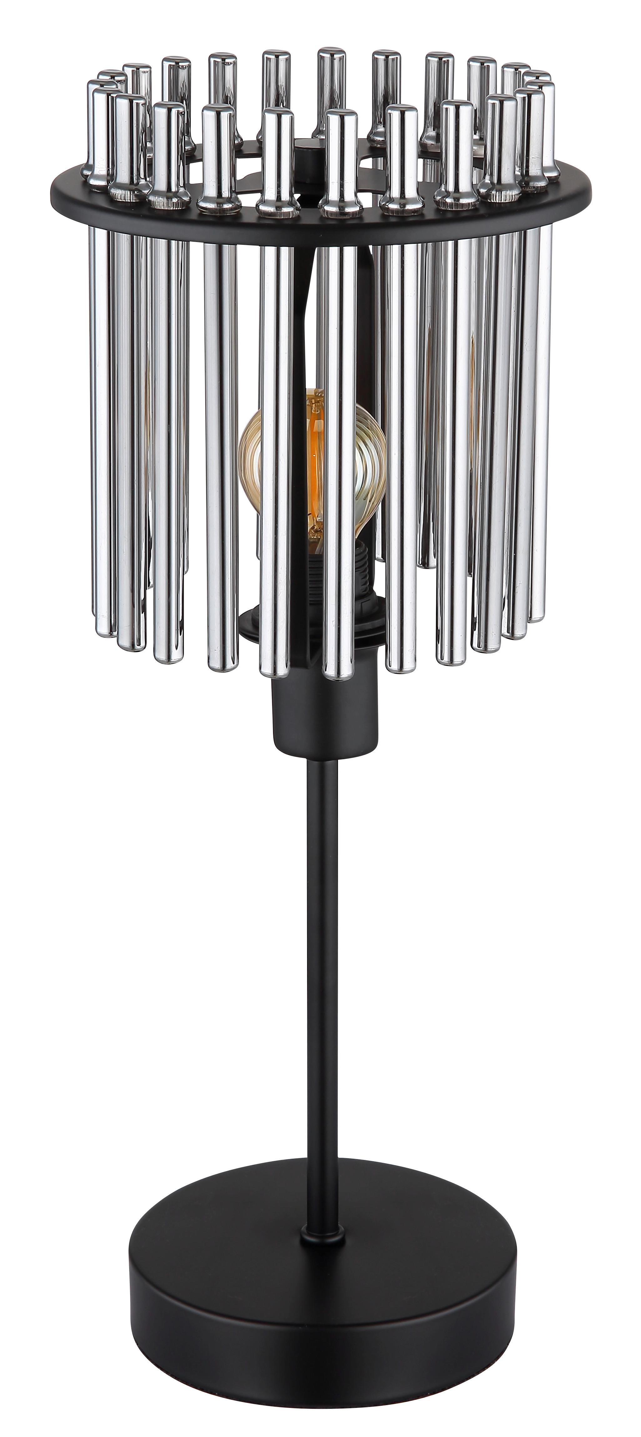 LAMPA STOŁOWA 15698T - czarny/szary, Trend, metal/szkło (15/37,5cm)