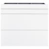 LÅDSET UNIT -BASED- - vit, Modern, trämaterial (91/83/47cm) - Based
