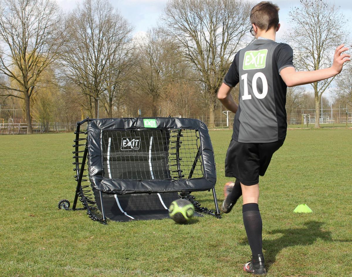 Fußballtor Exit Schwarz - Schwarz, KONVENTIONELL, Metall (124/90/105cm) - EXIT Toys