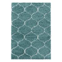 Hochflorteppich Salsa Blau ca. 280x370cm - Blau, Design, Textil (280/370cm)