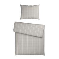 BETTWÄSCHESET TYLINE - Hellgrau, Textil (210/160/0,1cm) - Mömax