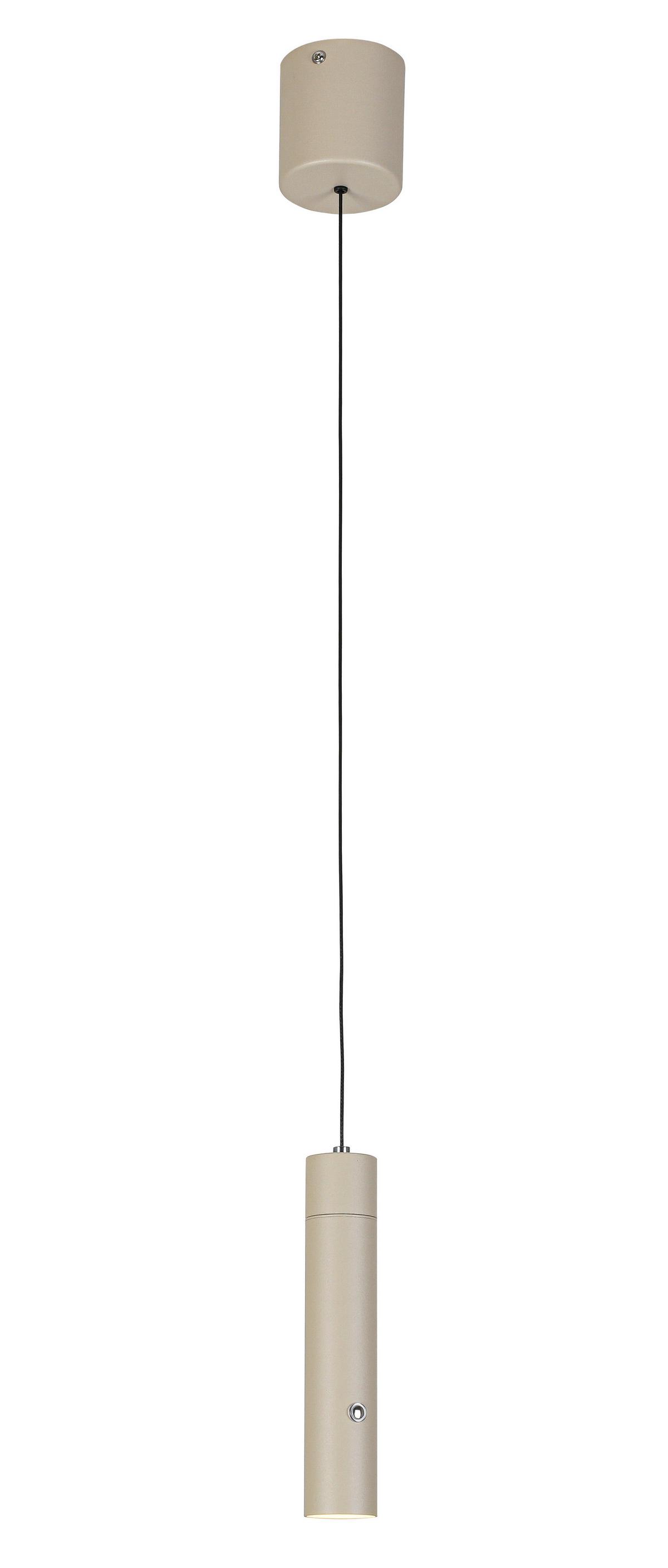 Viseča Svetilka Suso - peščene barve, Moderno, kovina/umetna masa (3,8/3,8/150cm) - Mömax