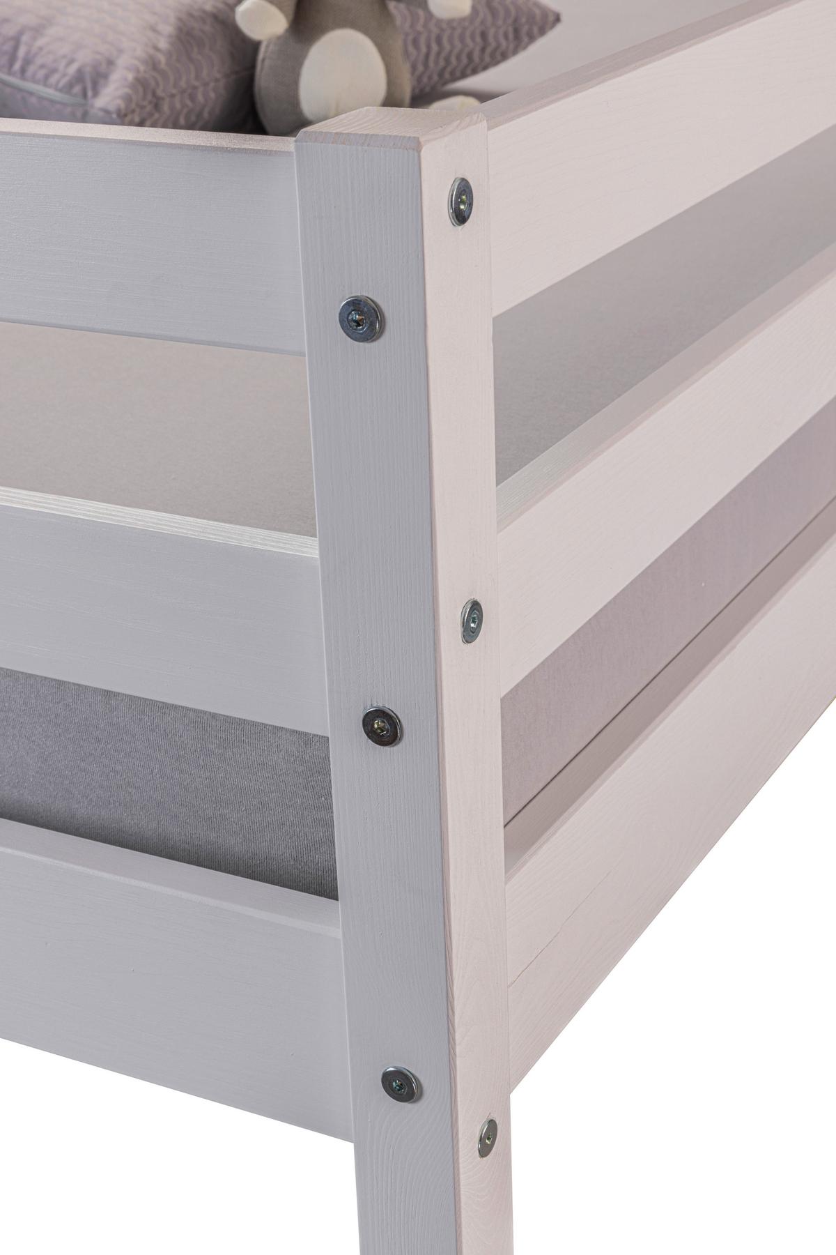 Etagenbett Sleepy Cloud Weiß - Naturfarben/Weiß, MODERN, Holz (90-140/200cm) - MID.YOU