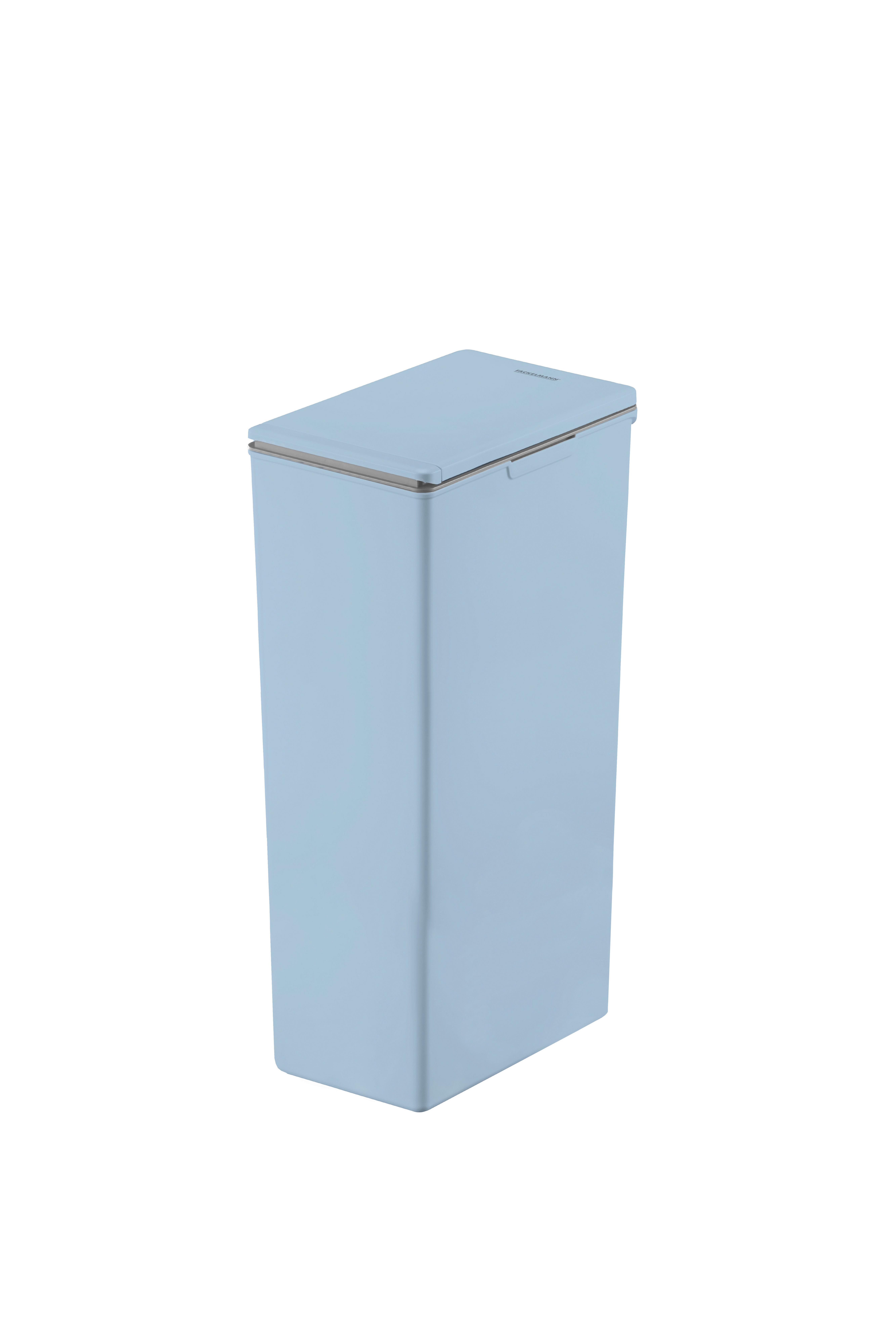 KOSZ NA ODPADY 60625 - antracytowy/niebieski, Basics, tworzywo sztuczne (23/35,5/61cm) - Fackelmann