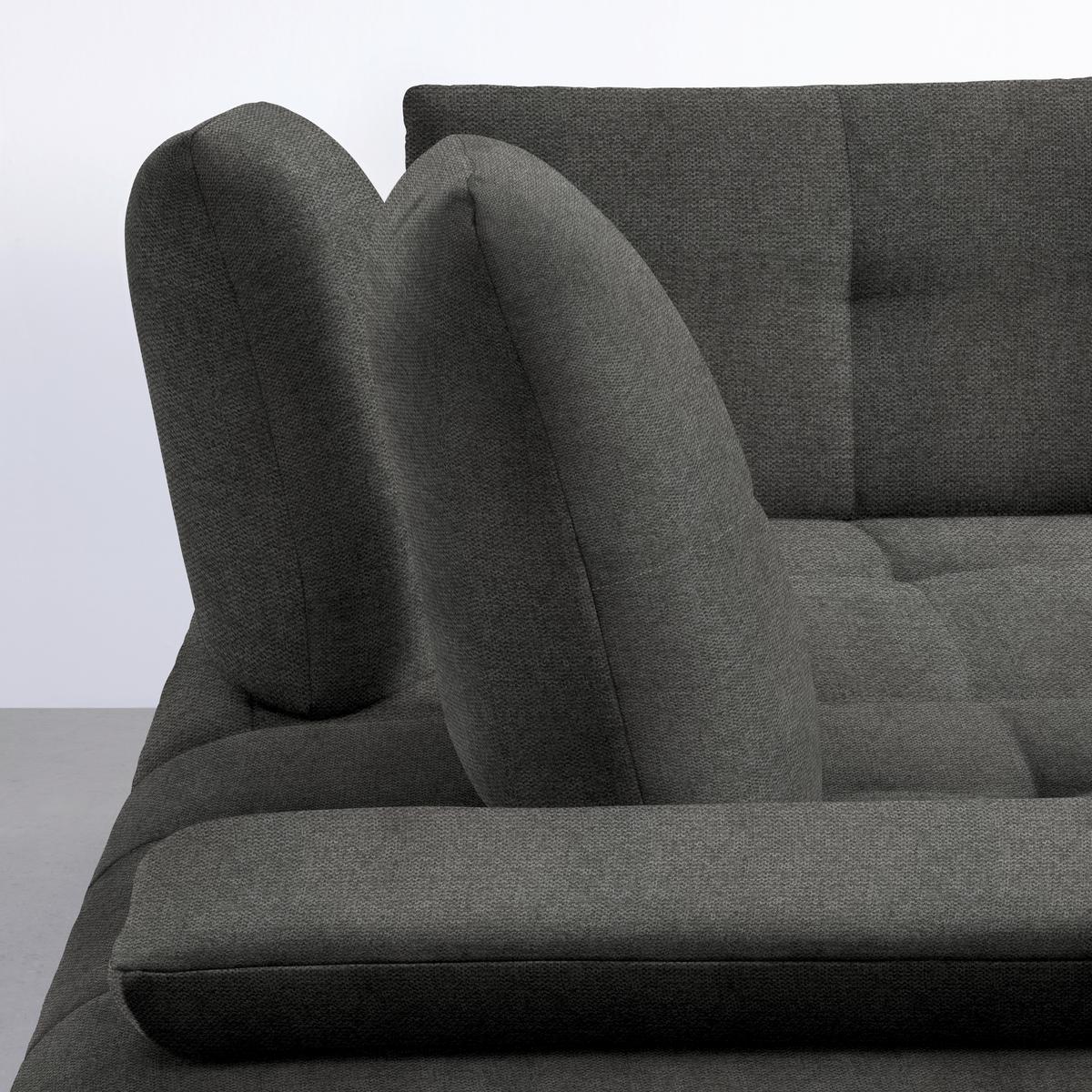 Wohnlandschaft Trendy Anthrazit - Anthrazit/Schwarz, MODERN, Holzwerkstoff/Textil (250/93/310cm) - Premium Living