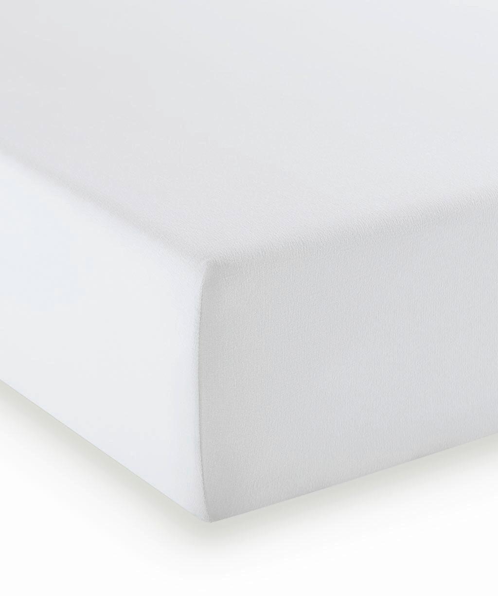Topper-fixleintuch Q 4000 95 - Hellgrau, Basics, Textil (140-160/200-210cm) - Fleuresse