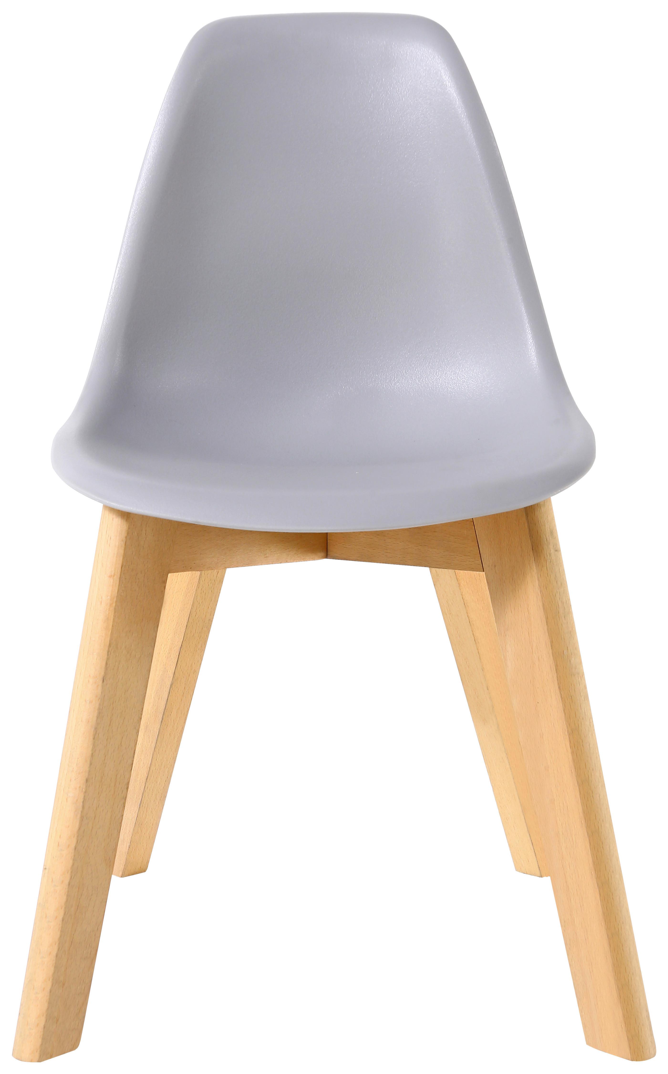BARNSTOL STEVE -BASED- - grå, Modern, trä/plast (32/57/32cm) - Based