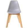 BARNSTOL STEVE -BASED- - grå, Modern, trä/plast (32/57/32cm) - Based