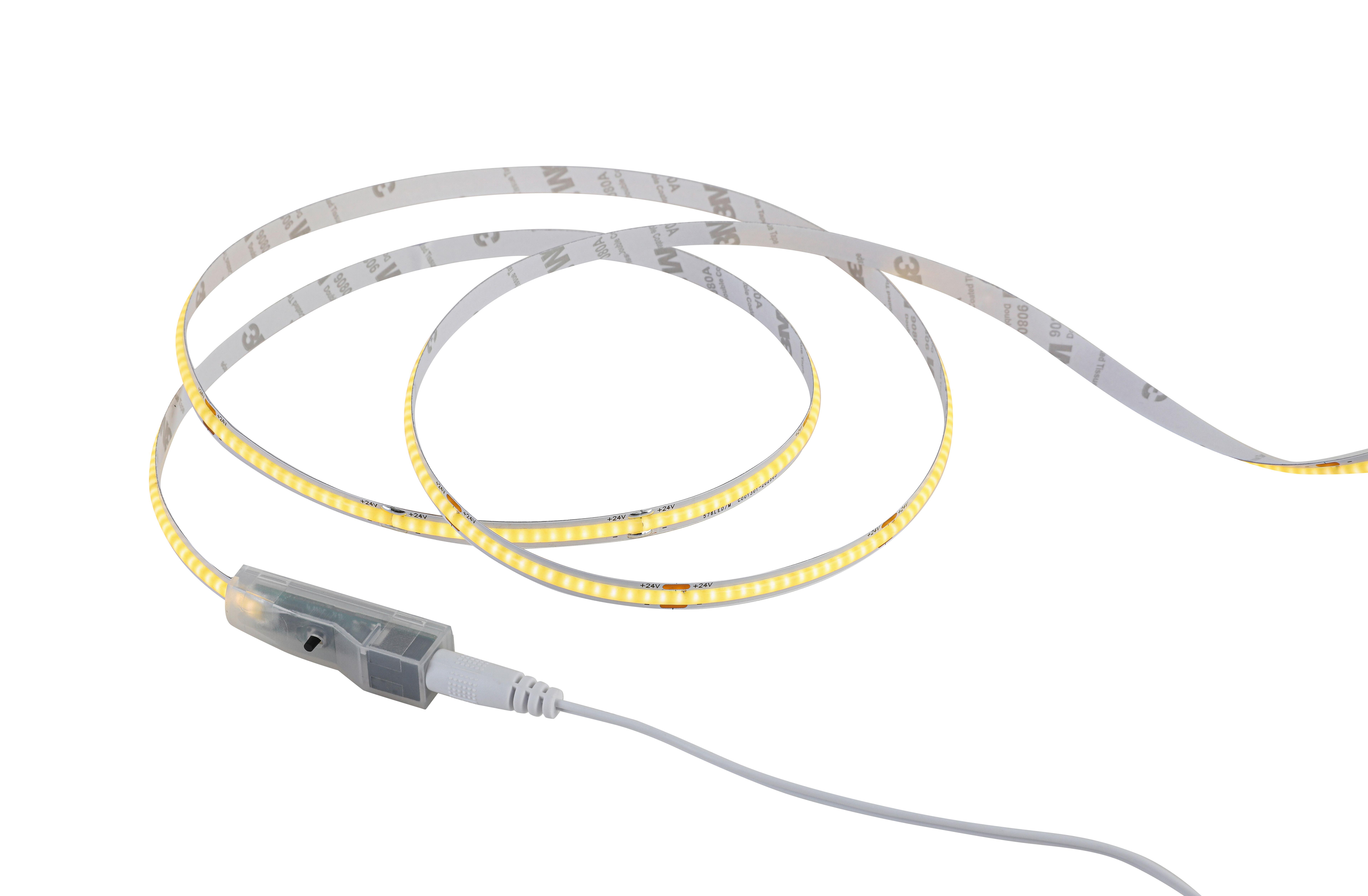 LED-LIST HOCH - vit, Modern, plast (500cm) - Mömax