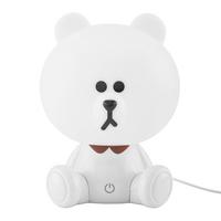 Veioză Led Barli - alb, Lifestyle, plastic (19,2/14,5cm) - Mömax