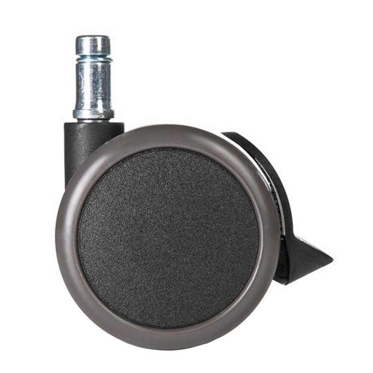 Set Kolesc Za Vrtljivi Stol Rolo Stop, Črna, 5-Delni - črna, Basics, kovina/umetna masa (5/7/6,5cm) - MID.YOU