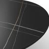 TABLE À MANGER KIANO - noir, MODERN, matériau en bois/céramique (130/75cm) - Bessagi Home