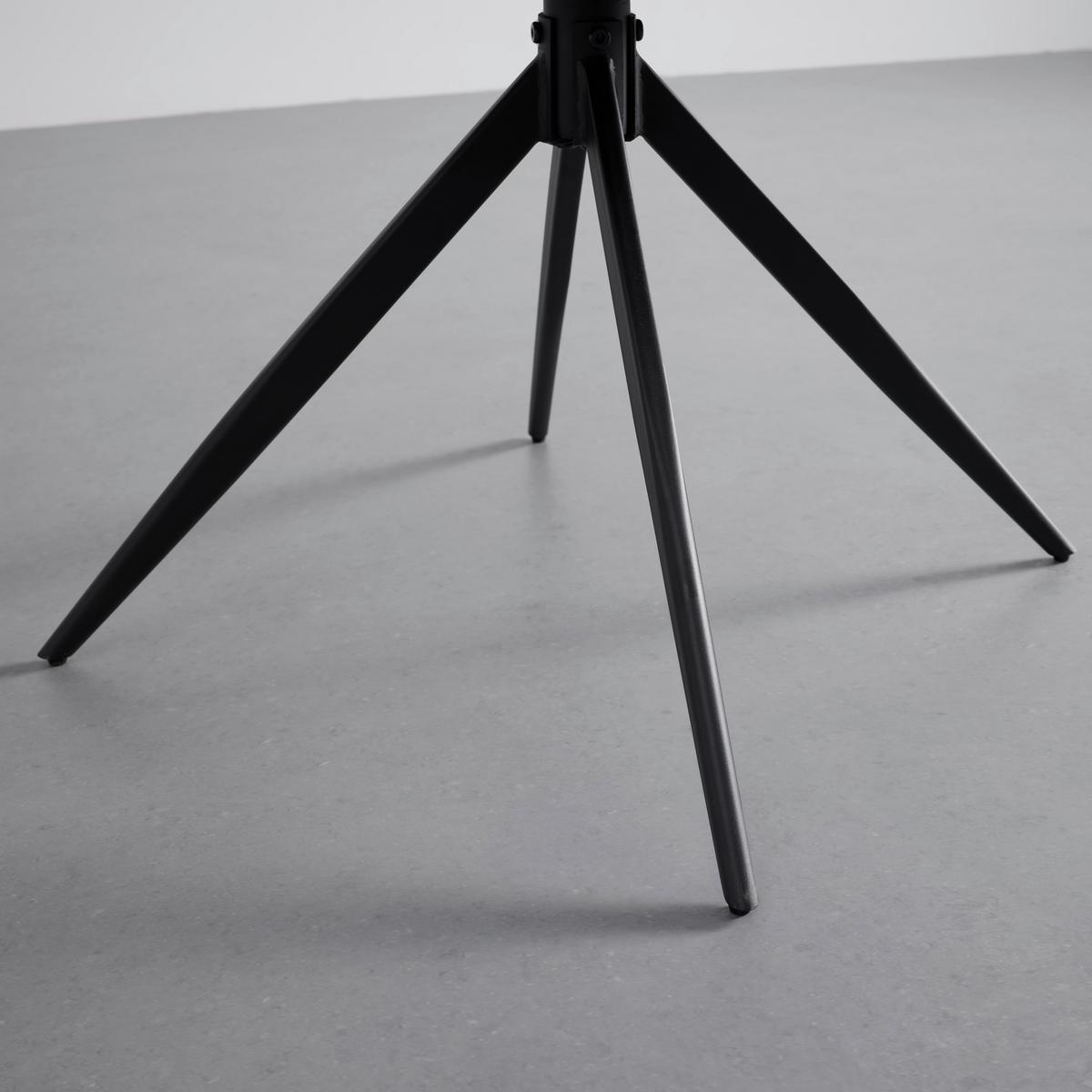 KRZESŁO Z PODŁOKIETNIKAMI DANIEL - czarny/kolor złoty, Modern, metal/drewno (56/77/56cm) - Bessagi Home
