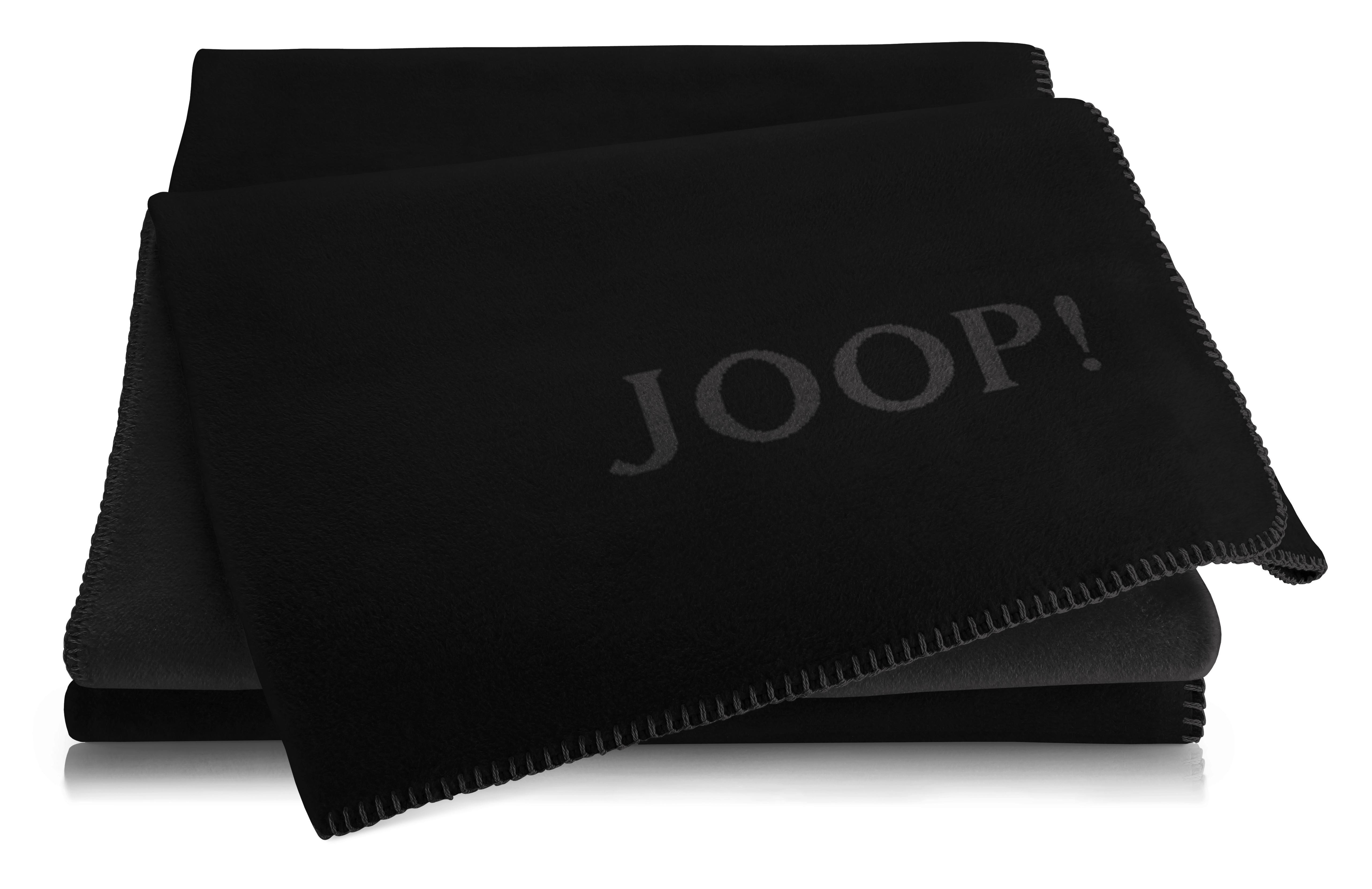 KOC DOMOWY JOOP! UNI-DOUBLEFACE - antracytowy/czarny, Basics, tkanina (150/200cm) - Joop!