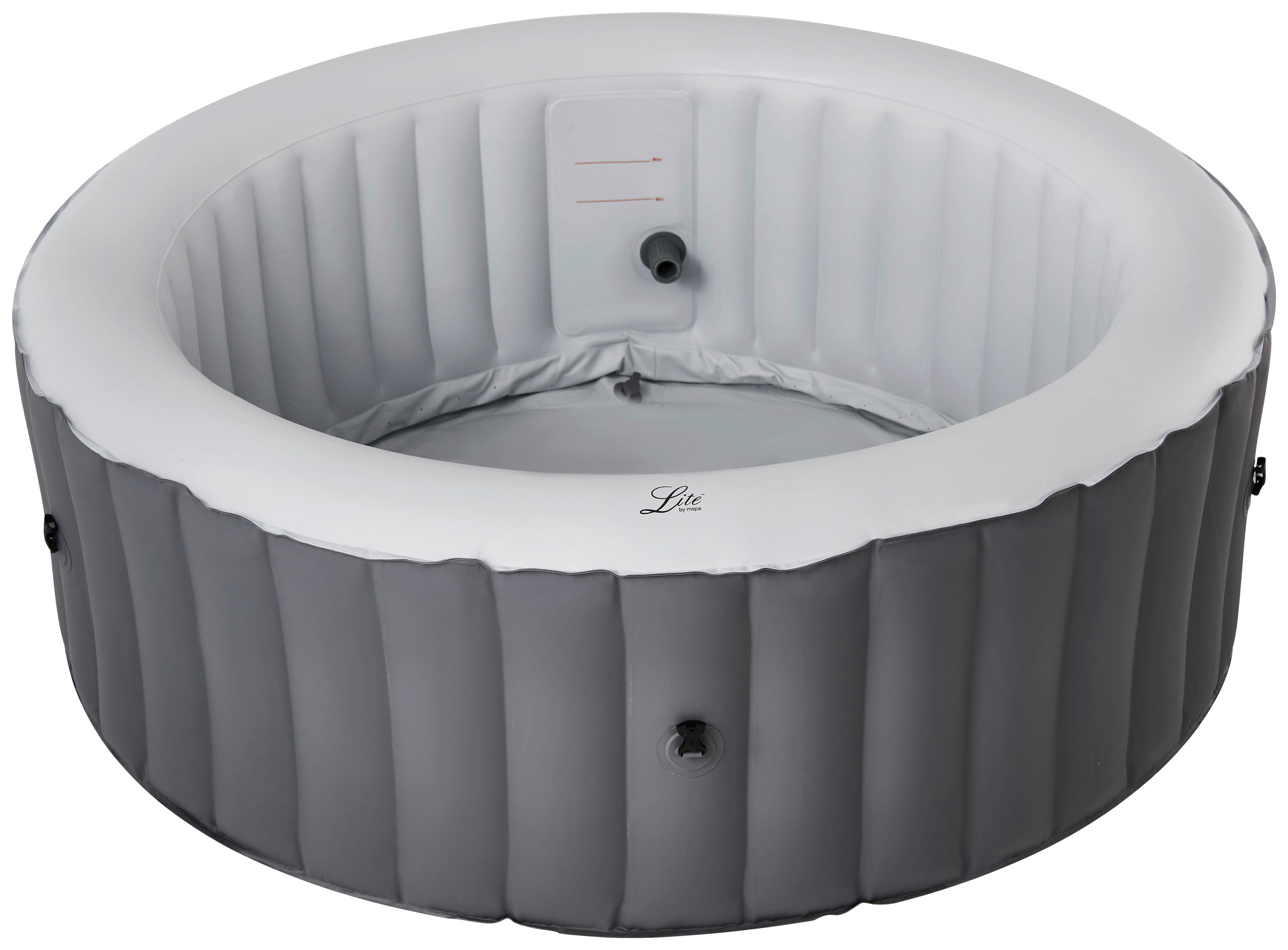 Whirlpool Oslo Grau Ø ca. 180cm - Grau, KONVENTIONELL, Kunststoff (180/70cm)