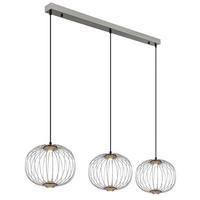 Led Viseća Svjetiljka Galway - boje nikla/boje kroma, Design, metal/plastika (126/30/150cm)