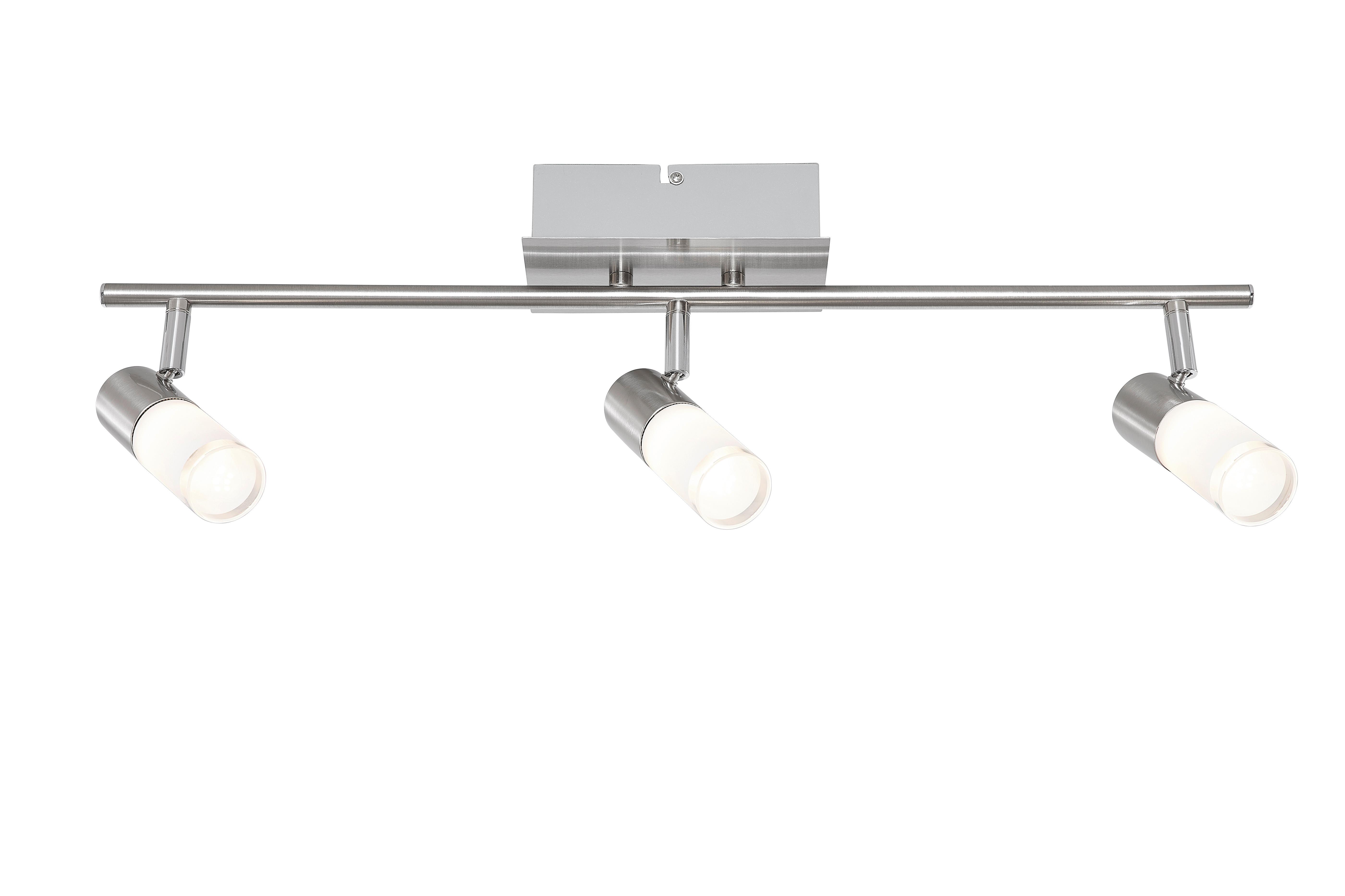 LAMPA REFLEKTOROWA LED JUPP  *SBN* - kolor chromowy, Design, metal/szkło (60/15/8cm) - Novel