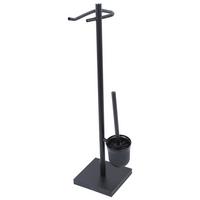 Garnitură perie WC Grado - negru, Konventionell, plastic/metal (18/73,5/18cm) - Ondega