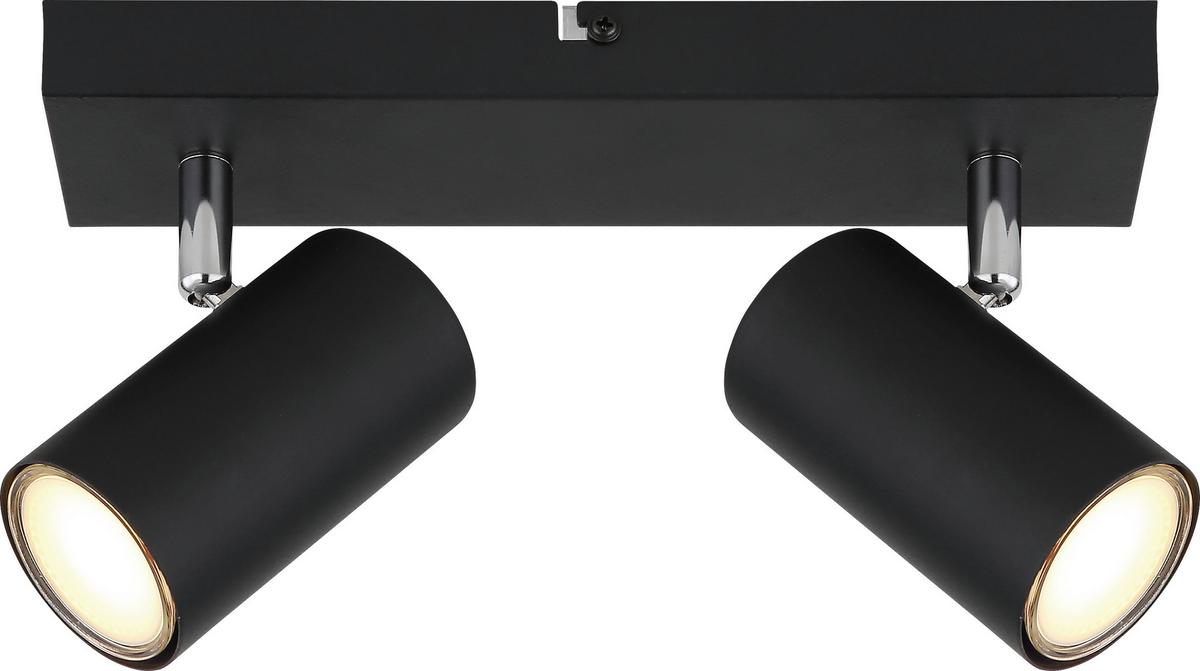 Strahler Witmo in Schwarz max. 35 Watt - Schwarz, Modern, Metall (26/6/12cm) - Mömax
