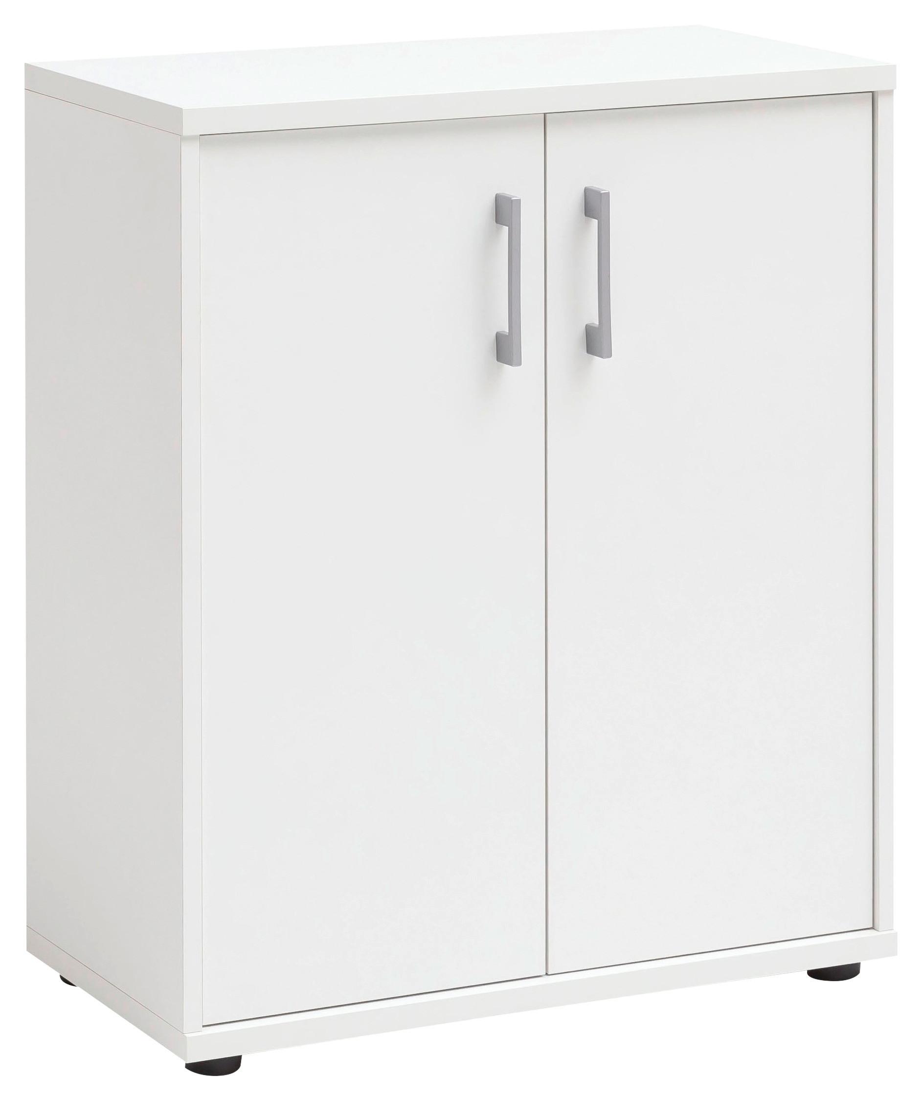 Aktenschrank in Weiß ´Serie 200 B. 65,1 cm Weiß´ - Weiß, Basics, Holzwerkstoff (65,1/77,3/34,5cm) - MID.YOU