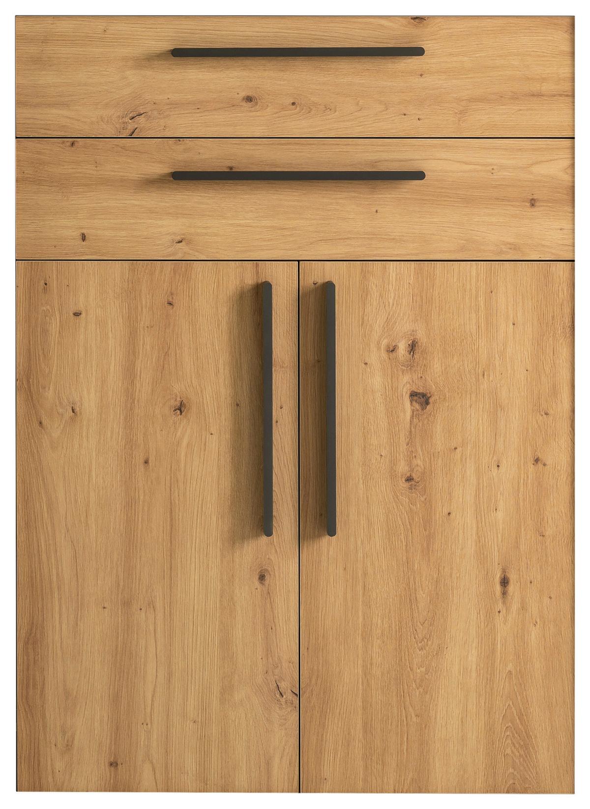 Frontenset in Eiche Artisan - Eiche Artisan, MODERN (74/101cm) - Mömax