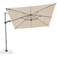 Ampelschirm Knirps Beige ca. 275x275cm - Beige/Silberfarben, KONVENTIONELL, Textil/Metall (275/275cm) - KNIRPS