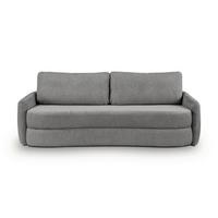 Schlafsofa Diana Grau - Schwarz/Grau, Basics, Holz/Kunststoff (231/93/108cm) - MID.YOU