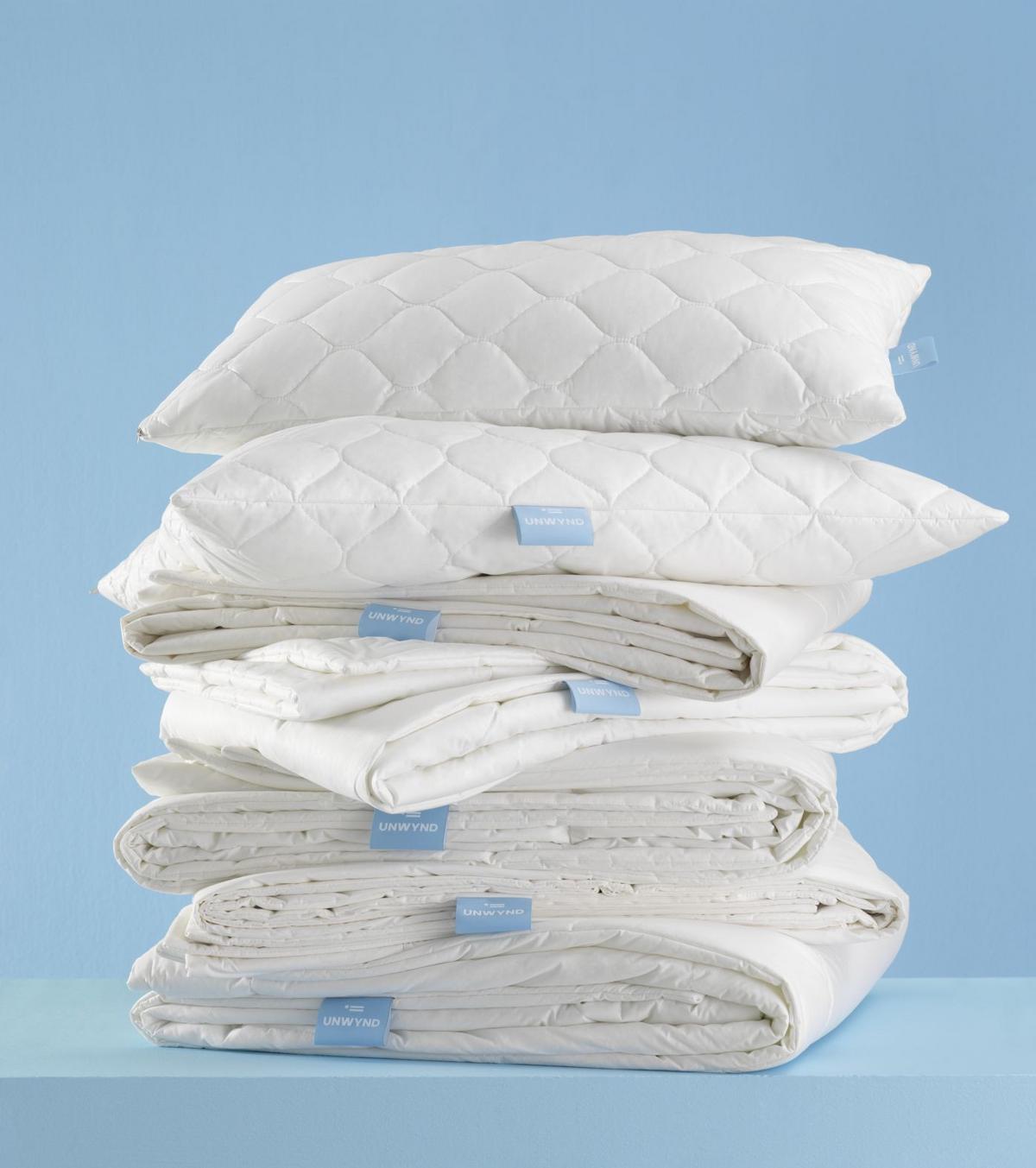 PODUSZKA POD GŁOWĘ KISSEN CYCLE - biały, Basics, materiały naturalne/tkanina (40/80cm) - UNWYND