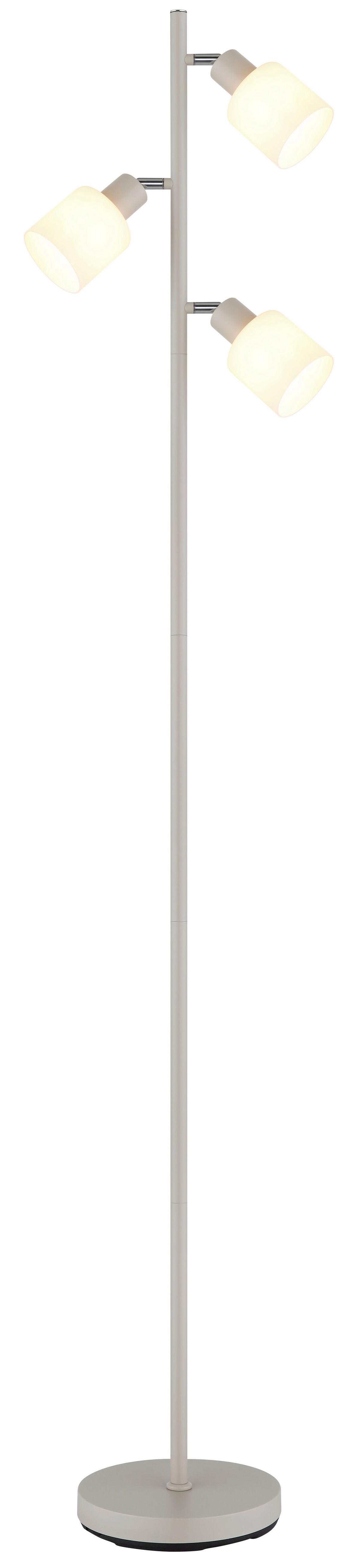 Állólámpa 54114-3s Nanda - barna/fekete, Design, üveg/fa (33/180cm) - Globo