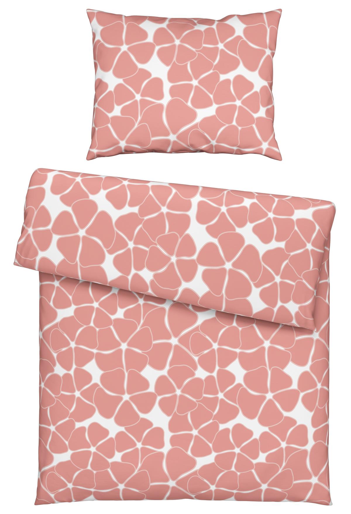 Ágyneműhuzat-garnitúra Blooming Daze - rózsaszín, Romantik / Landhaus, textil (140/200cm) - Modern Living