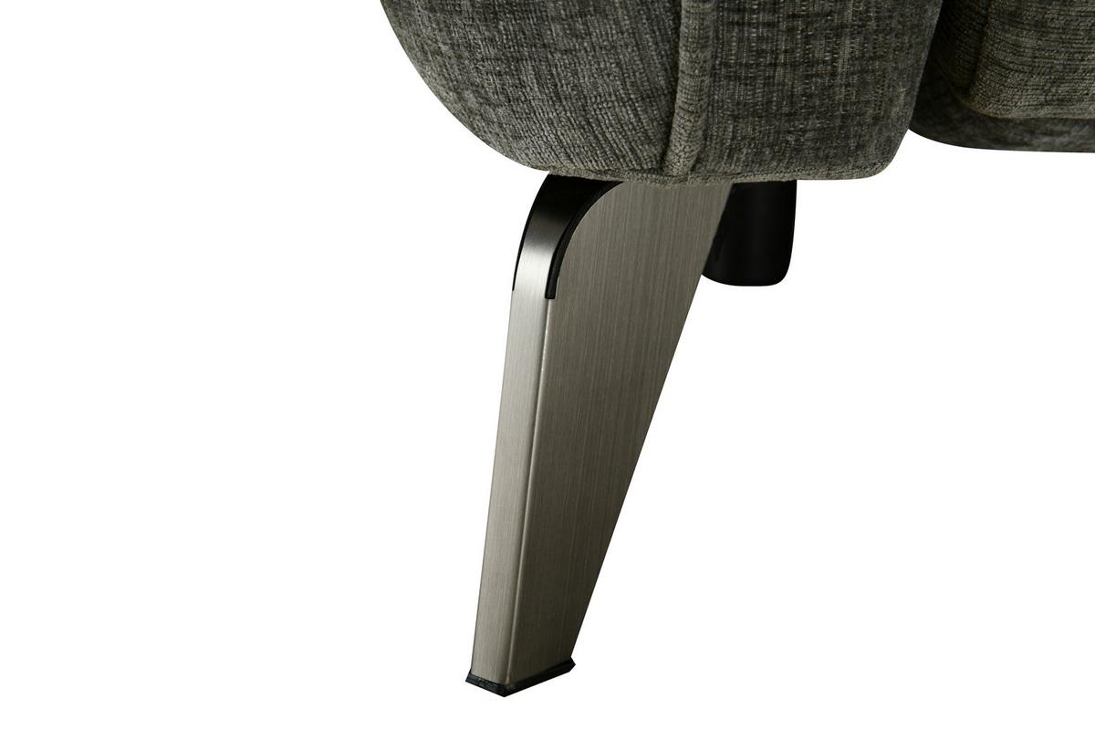 Zofa Jupiter, Temno Siva - temno siva/črna, Design, kovina/tekstil (216/79/106cm) - Livetastic