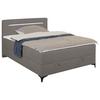 PAT TIP BOXSPRING JERRY - grafit, Konventionell, textil (140/200cm) - Mömax