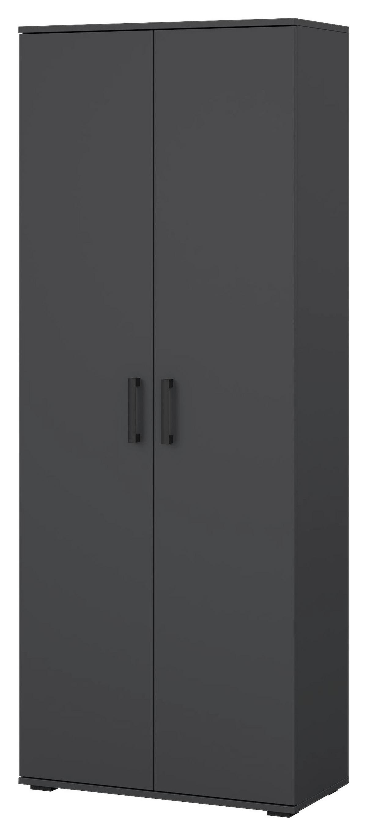 Mehrzweckschrank Bobby I Anthrazit - Anthrazit, KONVENTIONELL, Holz (70/179/34cm) - Mömax