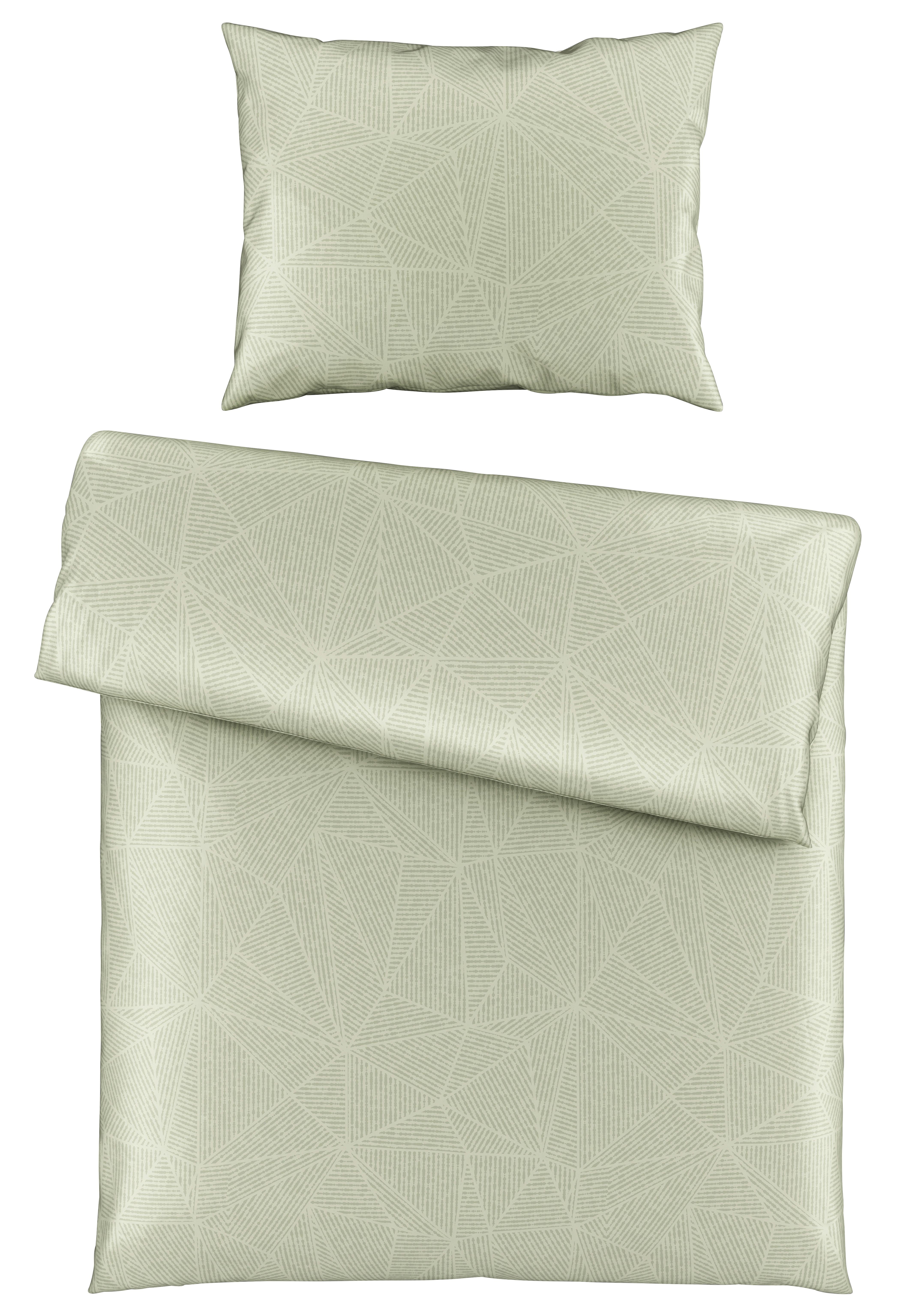 Bettwäsche Alex Design ca. 140x200cm - Hellgrün, MODERN, Textil (140/200cm) - Premium Living