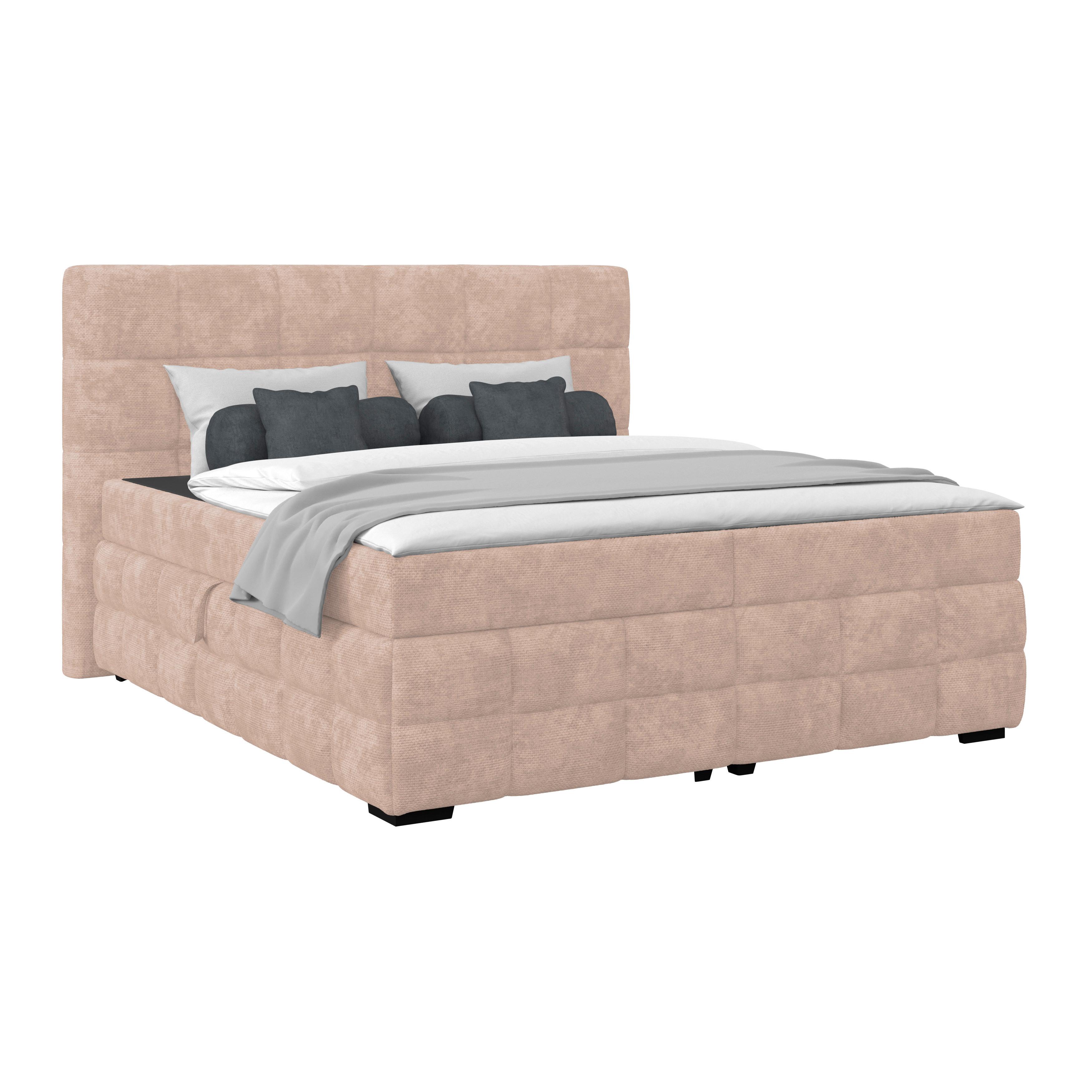 Pat Box Vega - bej, Trend, lemn/textil (180/200cm) - Modern Living