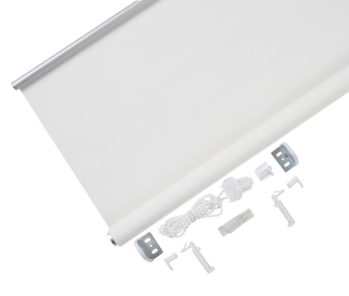 Rollo Nova Weiss ca. 100x150cm - Weiss, Modern, Kunststoff (100/150cm) - Premium Living
