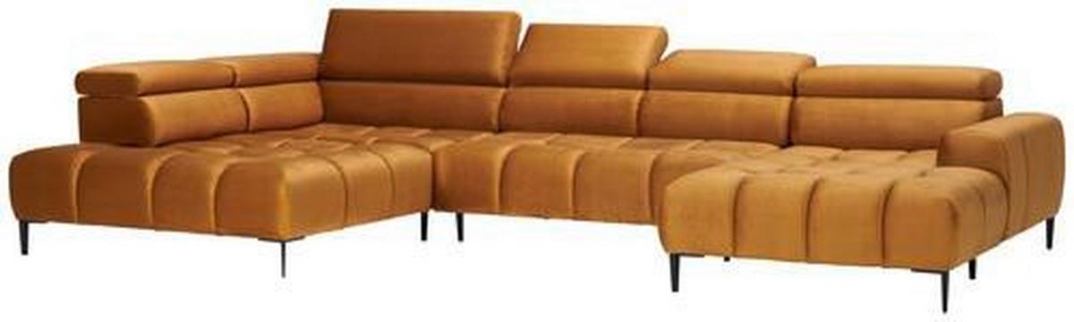 Coltar IMPERIA -EXKLUSIV- - galben curry, Design, textil (216/385/177cm) - Modern Living