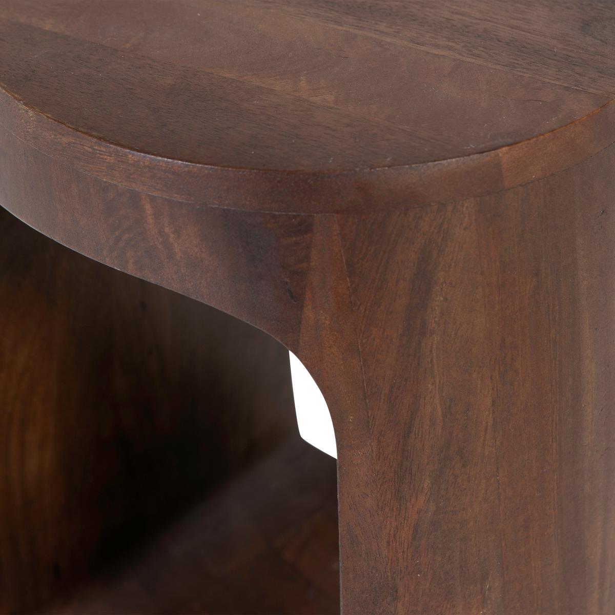 Beistelltisch Walnussfarben B: 33 cm - Walnussfarben, MODERN, Holz (33/33/45cm) - Livetastic