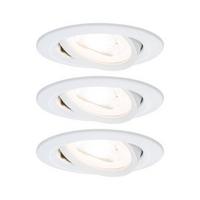 Deckenleuchte Nova in Weiß max. 6,5, 3-teilig - Basics (8,4cm) - Paulmann