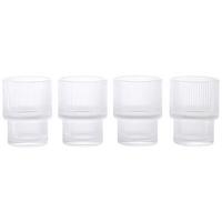 Set de pahare 4/1 Rosemary, cca. 180 ml - transparent, Modern, sticlă (6,9/9cm) - Mömax