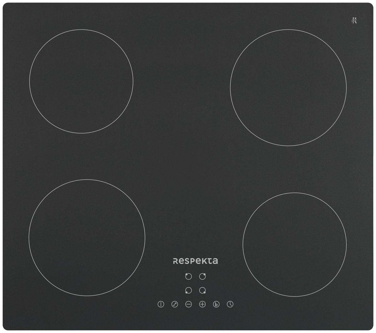 Herdset ASET121M4295IM Schwarz - Schwarz, Basics, Glas/Metall (59,5/65,5/52,1cm) - Respekta