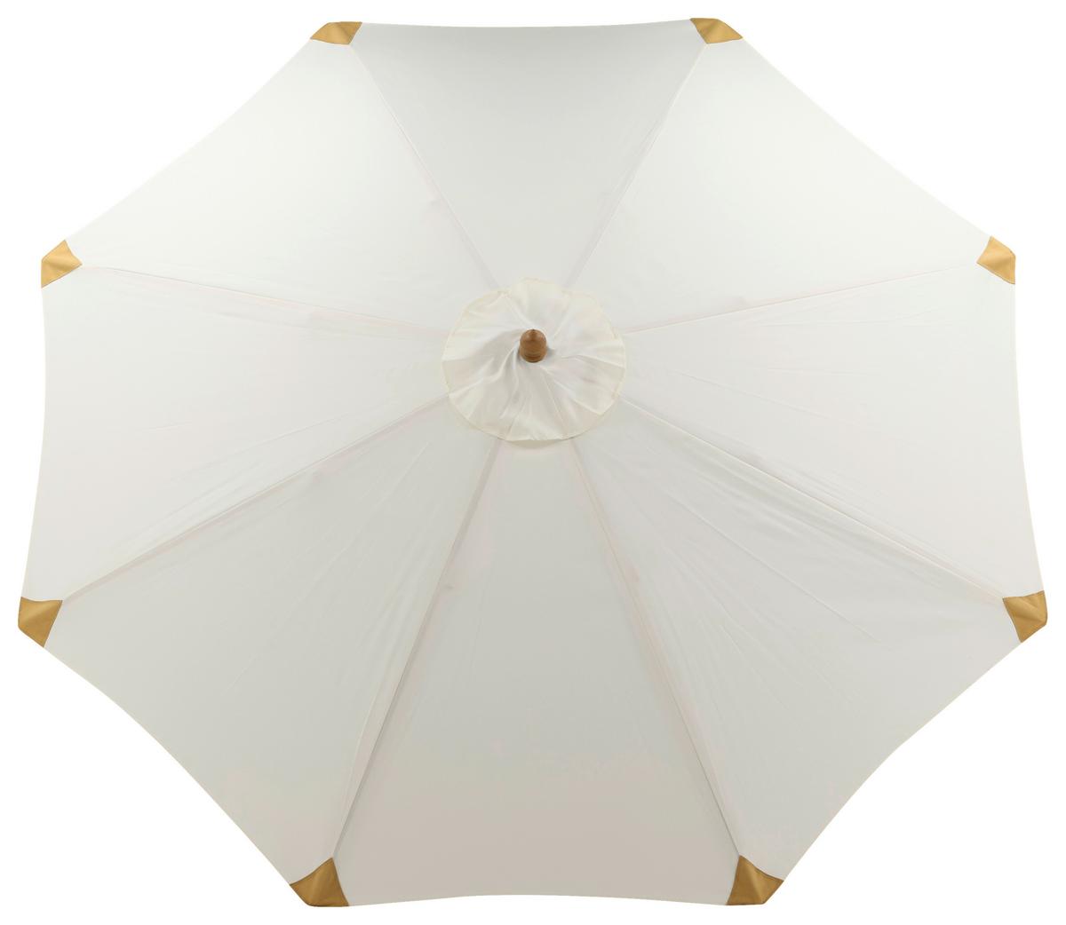 SONNENSCHIRM CEROX - Weiß, KONVENTIONELL (270/250cm) - Gardenson