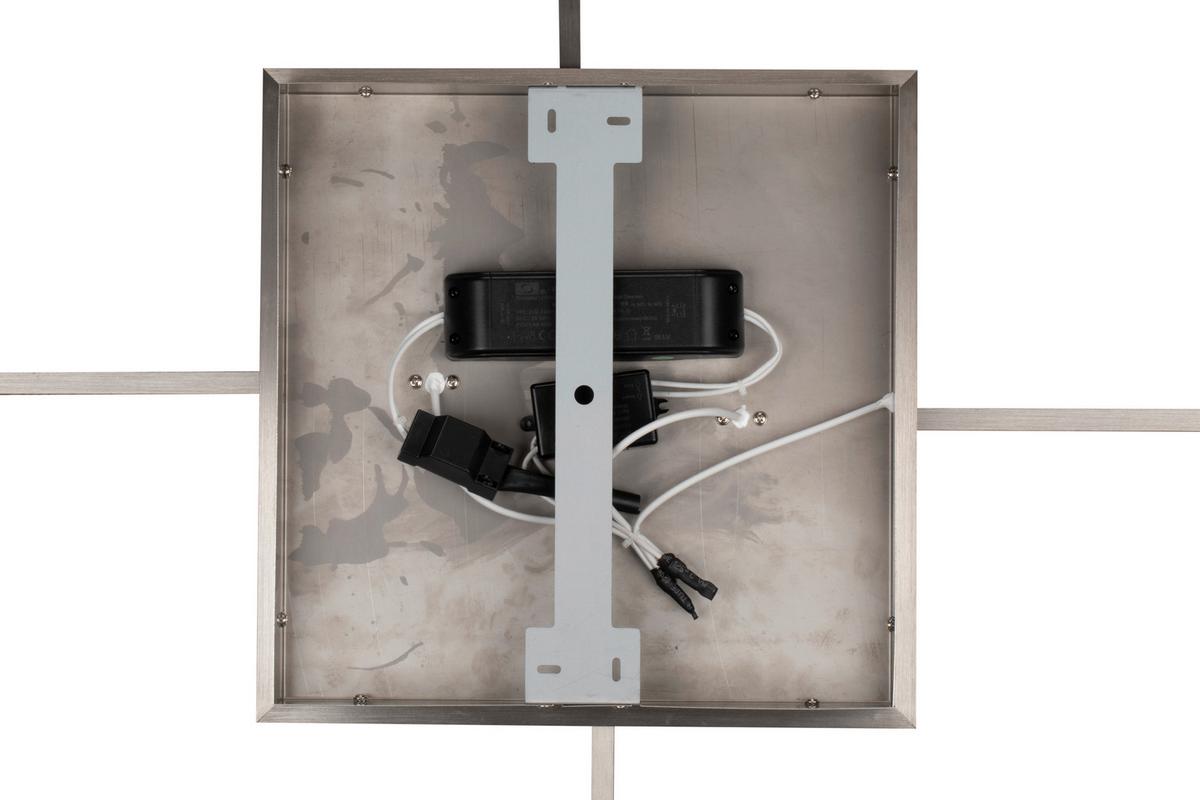 LAMPA SUFITOWA LED GIGA 6 *SBN* - biały, Design, tworzywo sztuczne/metal (100/49,5/5,8cm) - Novel