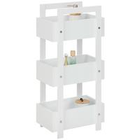 Standregal in Weiss - Weiss, Modern, Holzwerkstoff (37/79/24cm) - Mömax