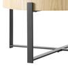 SALONTAFEL RUNNER - Eikenkleuren/Zwart, Design, Houtcomposiet/Hout (80/80/42cm) - Mömax