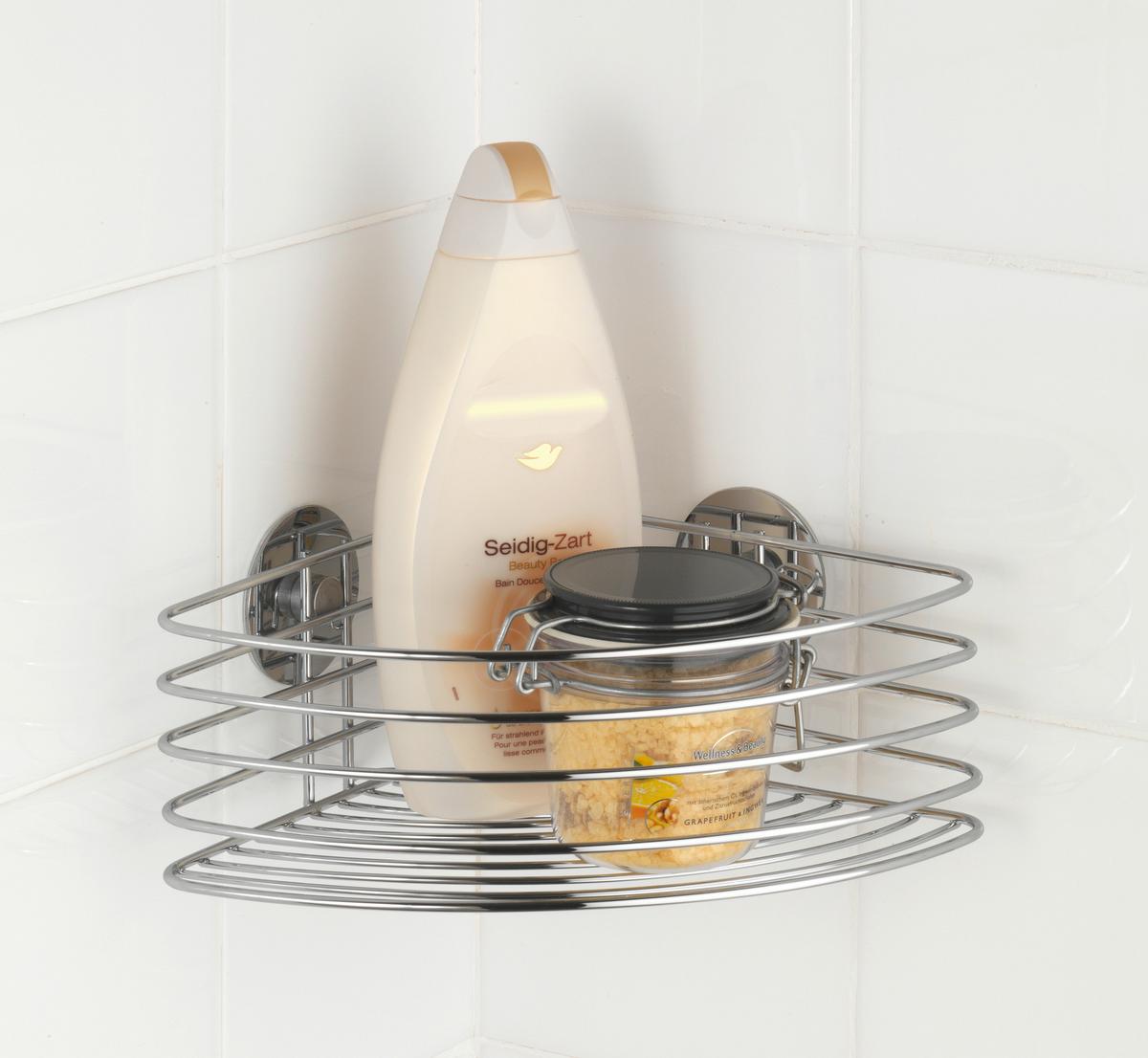 Duschregal aus Stahl - MODERN, Metall (26,5/10,5/20cm) - Mömax