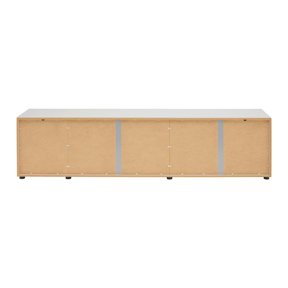 Lowboard Siena Kaschmir - Chromfarben/Kaschmir, Modern, Glas/Holzwerkstoff (226/55/40cm) - Mömax