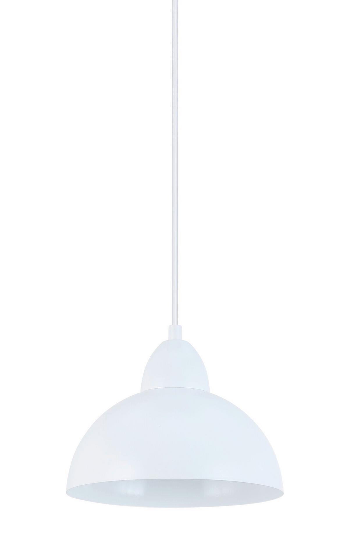 Lampă suspendată Michael - alb, Modern, plastic/metal (20/100cm) - Mömax